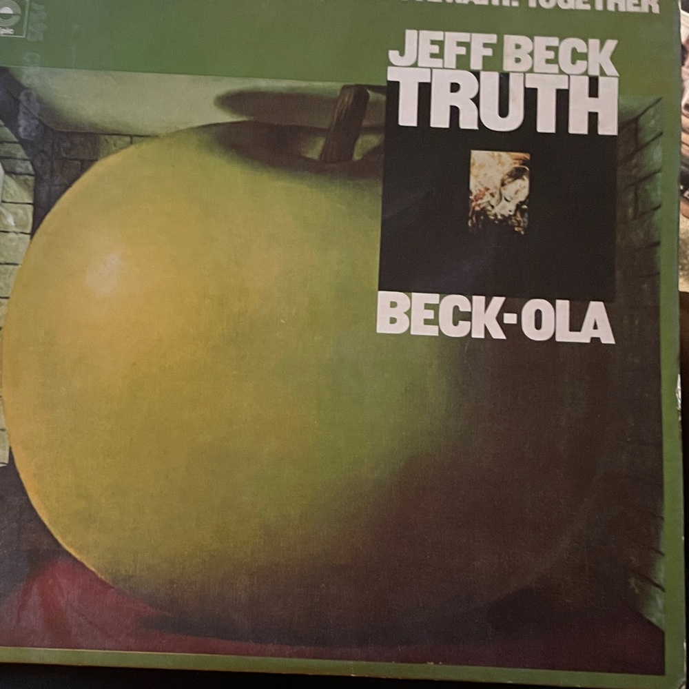 Jeff Beck Truth Beck-Ola Vintage Vinyl Record double album 1975